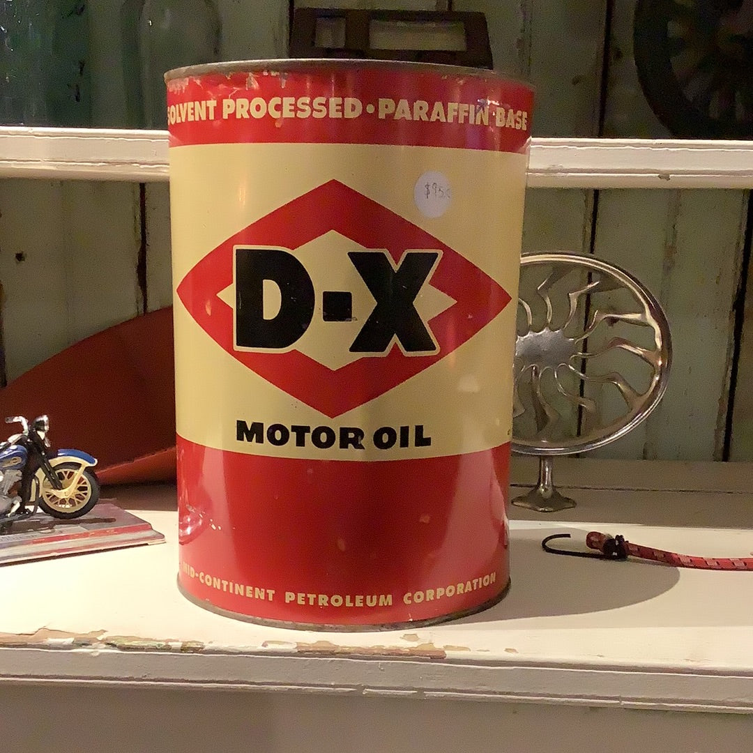 DX Motor Oil Can