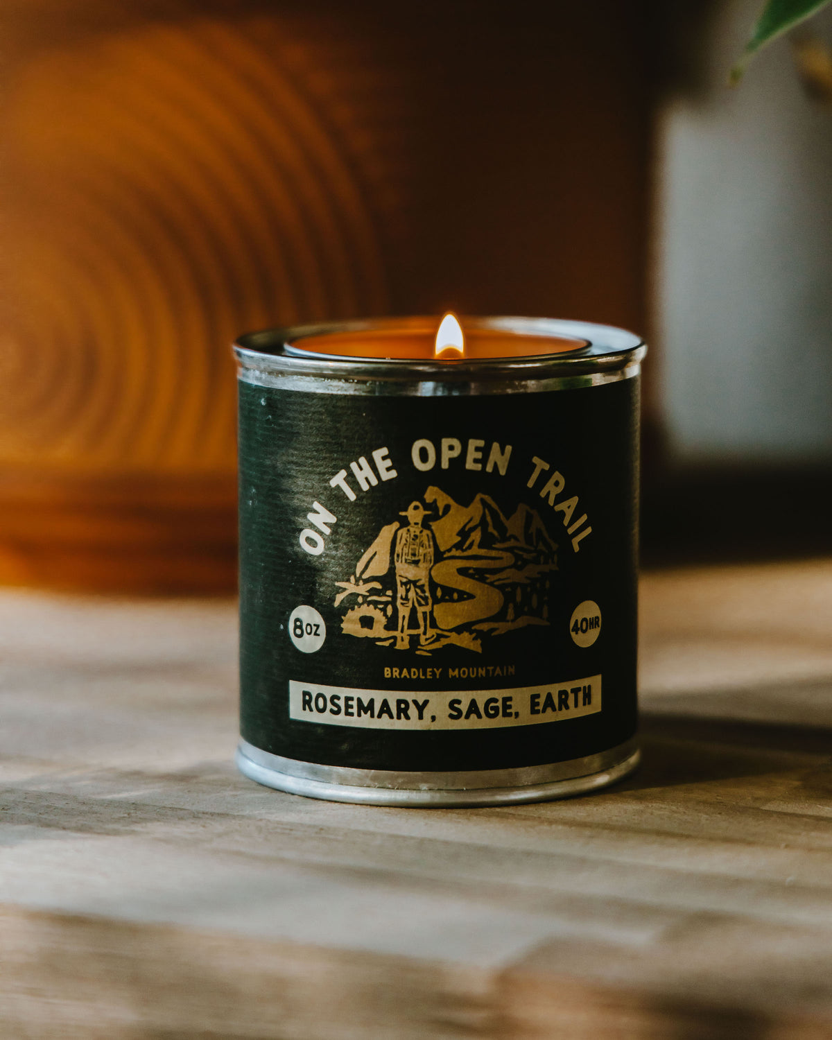On The Open Trail Travel Candle