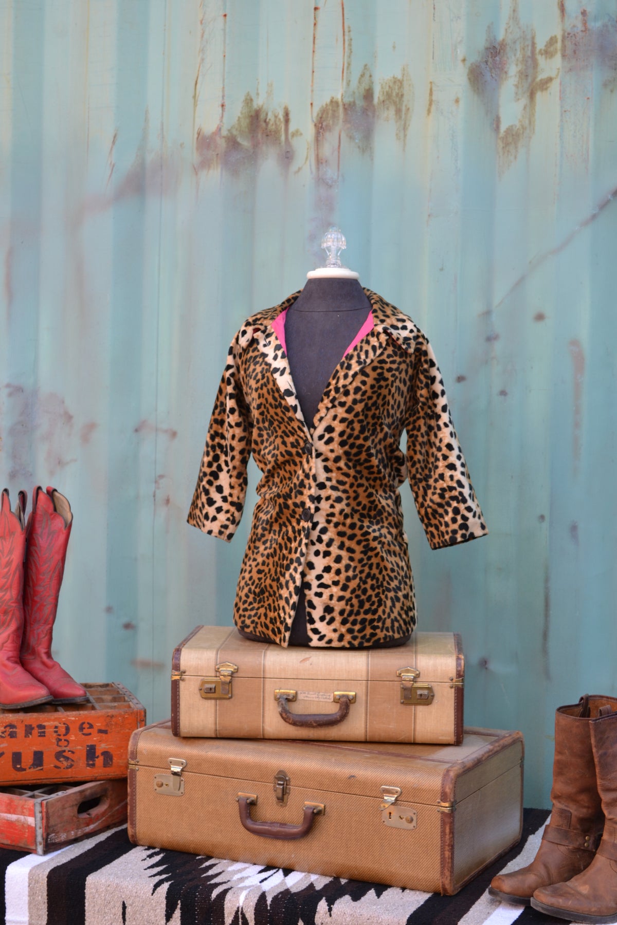 Vintage Leopard Coat