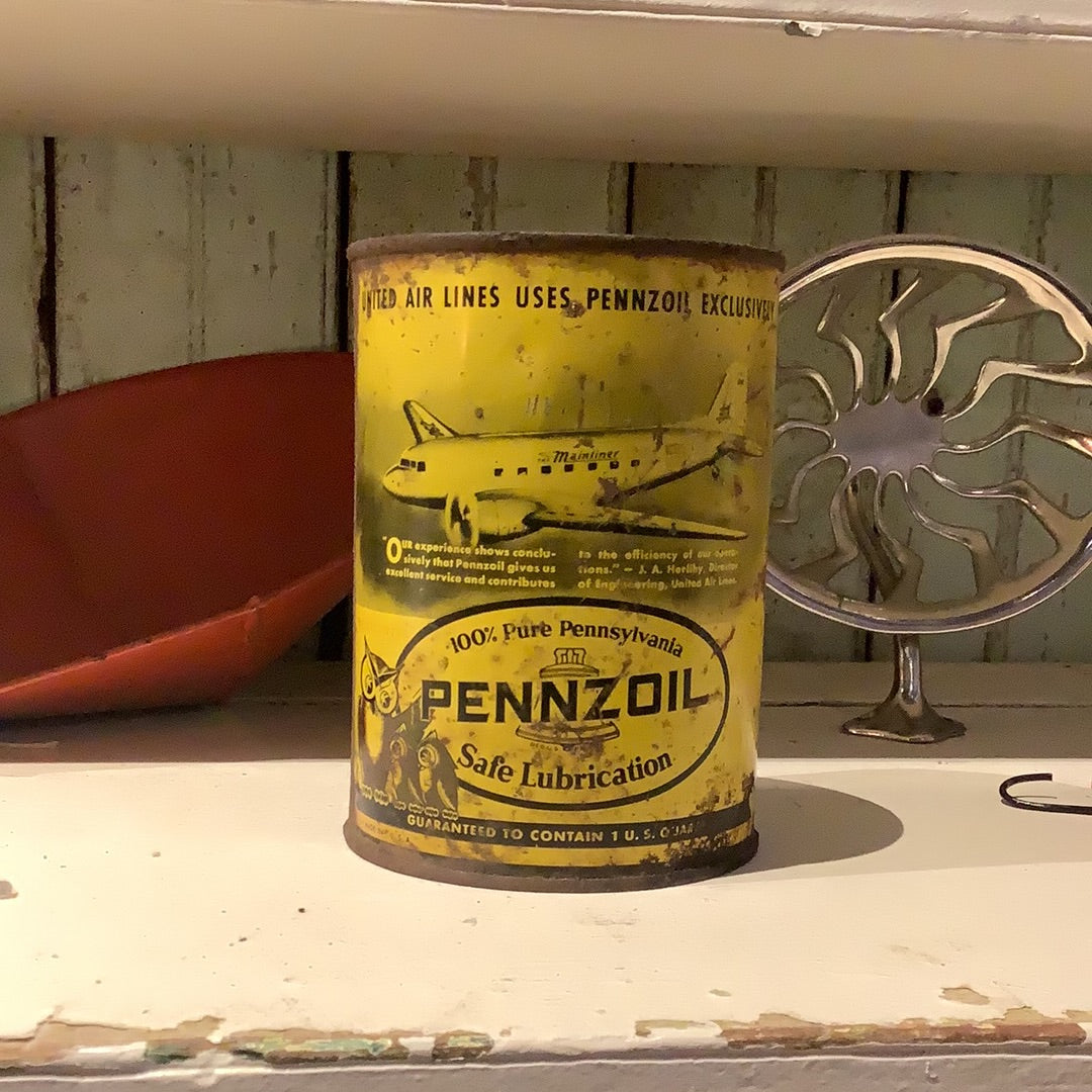 Pennzoil Motor Oil Can