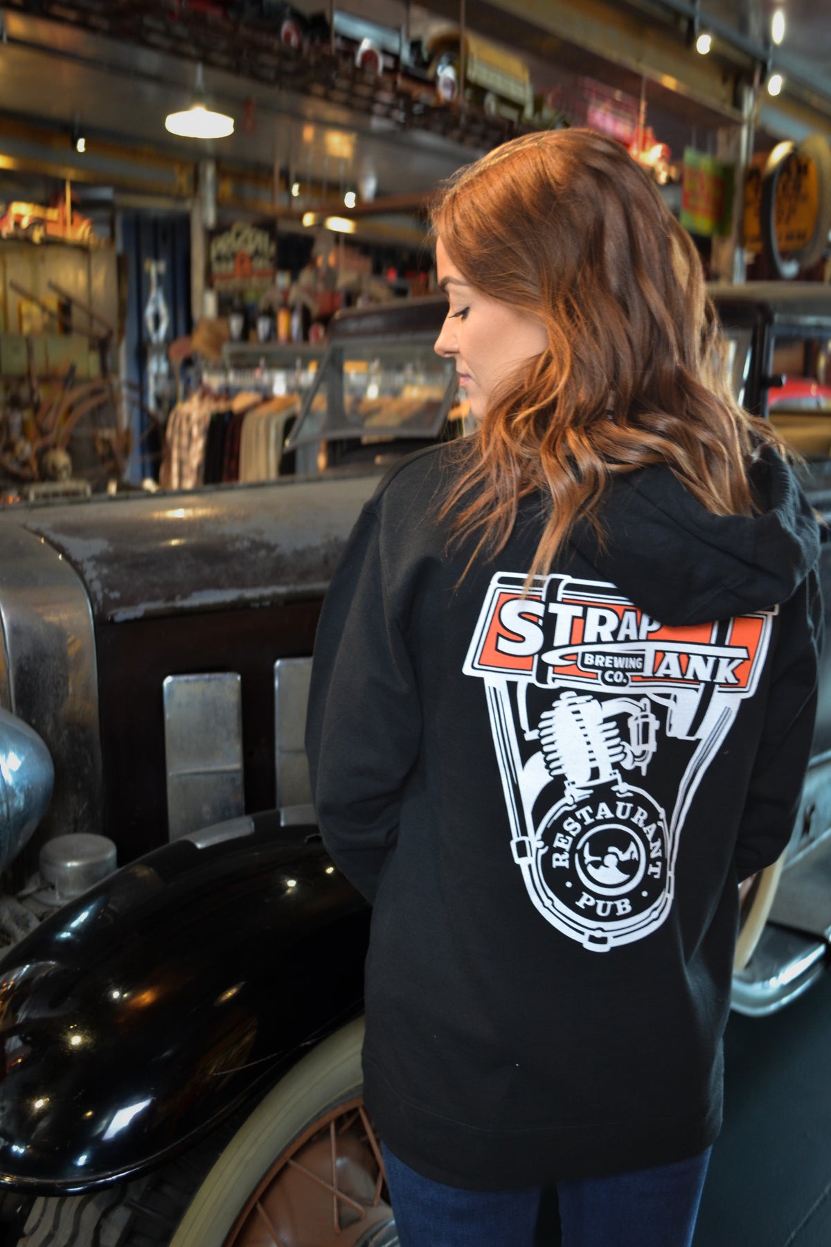 Strap Tank Brewery Pullover Hoodie